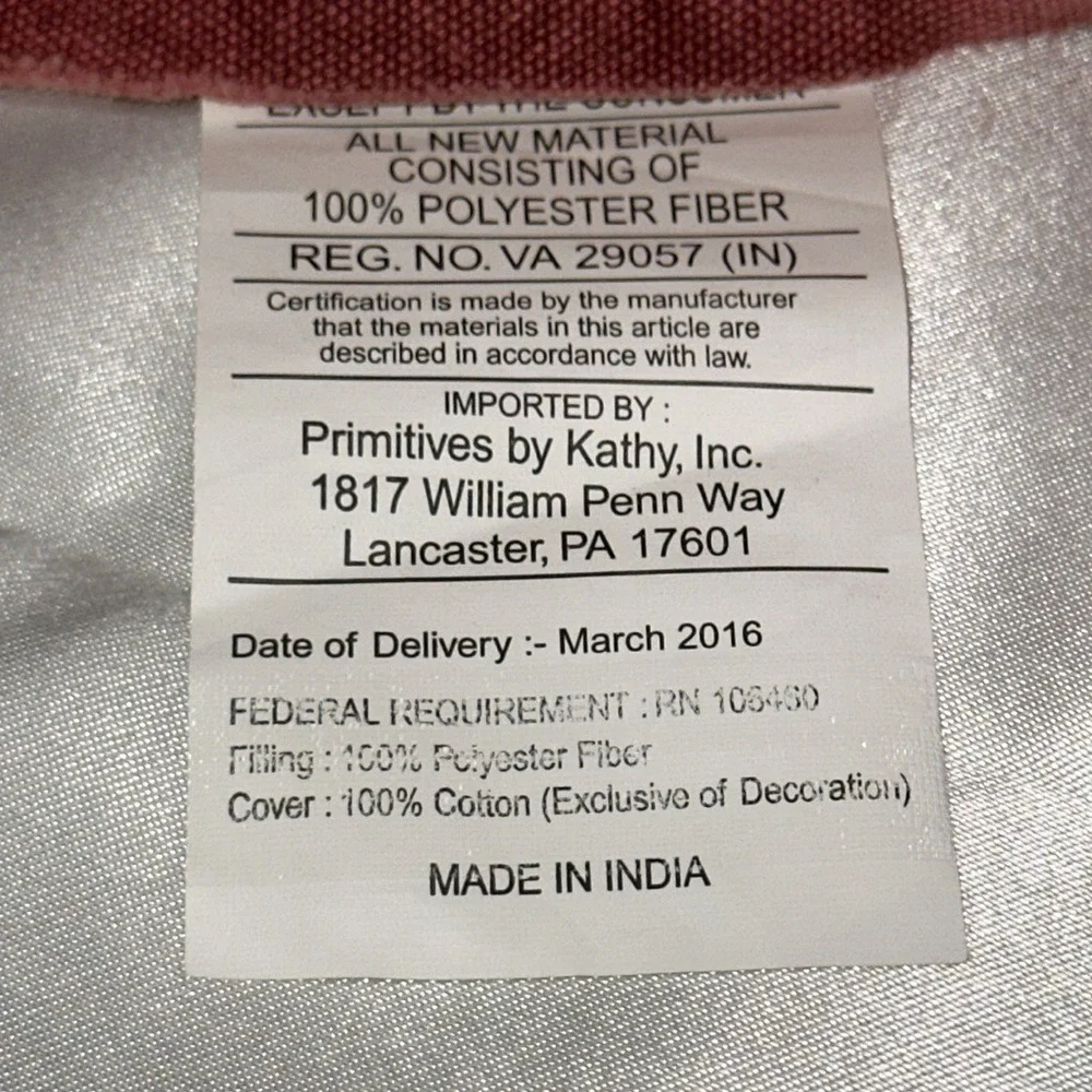 Primitives by Kathy Life Is Better Under The Stars Red Tan Accent Pillow 29646
